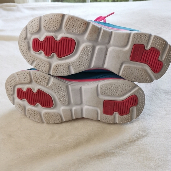 Champion Neon Blue and‎ Pink Sparkly Girls Running Shoe - Picture 3 of 8